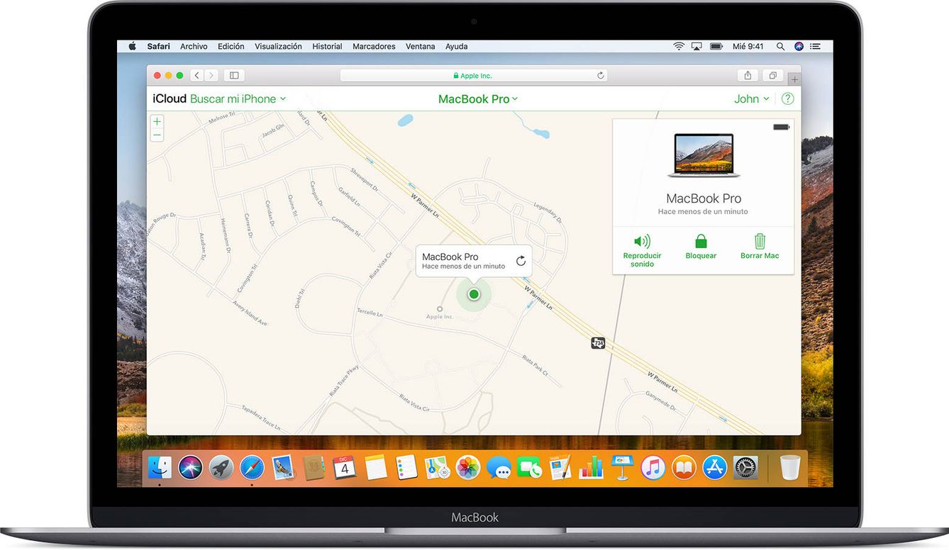 El Mac también está listo para compartir su ubicación contigo (Apple)