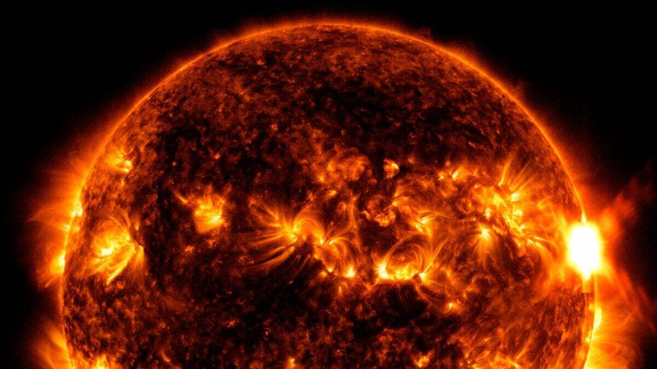 Foto: Tormenta solar registrada el 5 de agosto de 2023. (NASA)