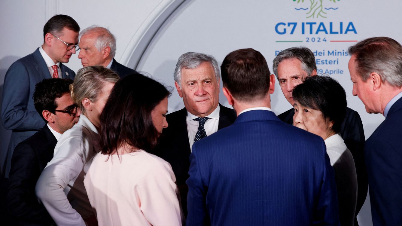 Foto: Los ministros de Exteriores del G7. (Reuters/Remo Casilli)