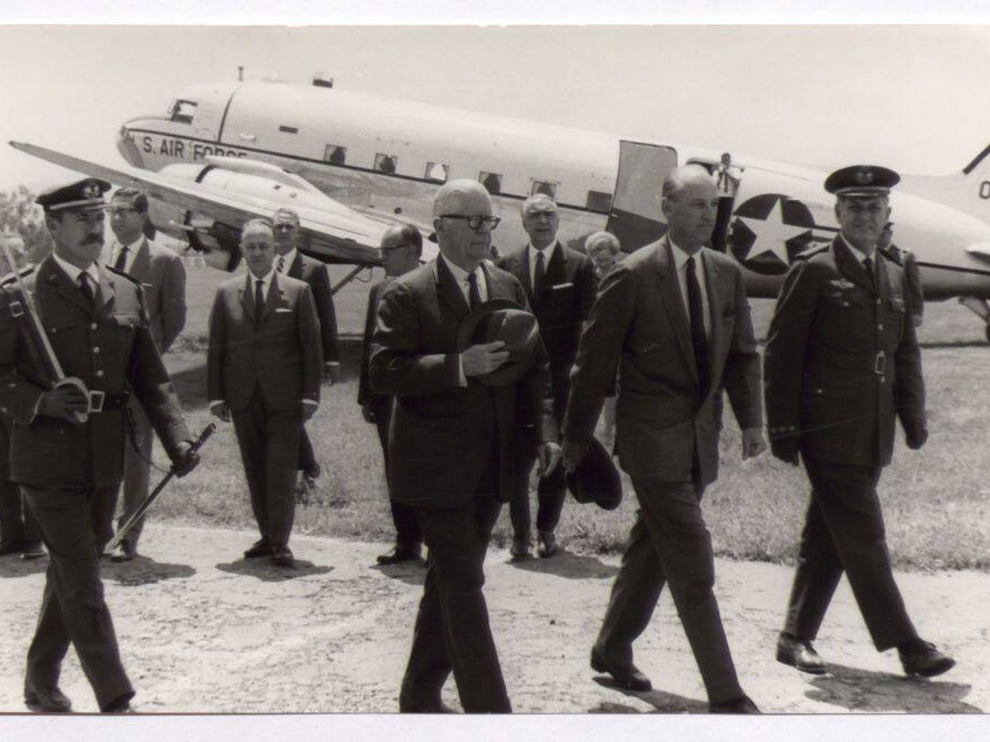 Miembros de la American Bankers Association a su llegada a España en Mayo de 1966. (Manuel Aumente)