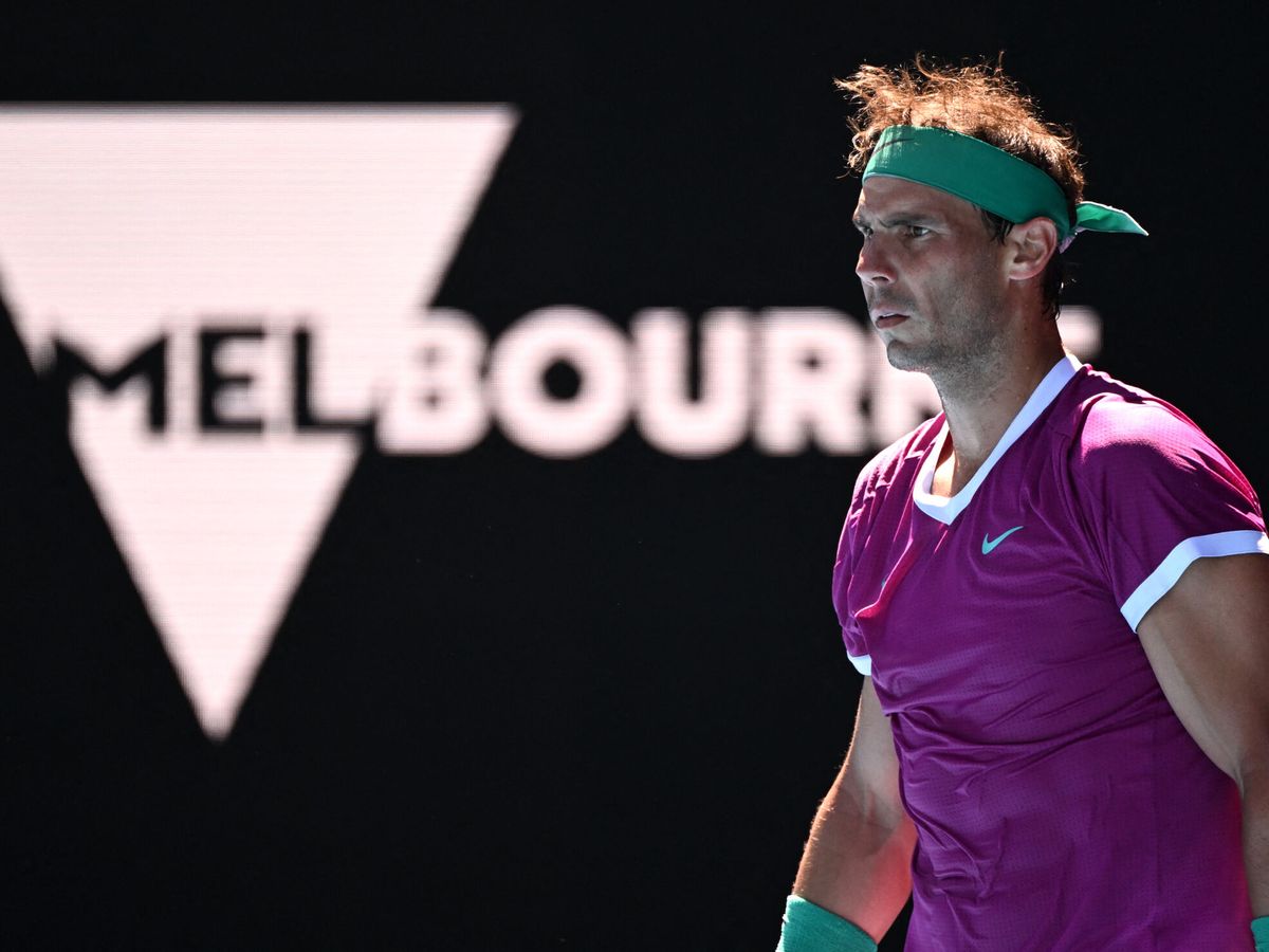 Foto: Rafa Nadal en el Open de Australia. (Reuters/James Gourley)