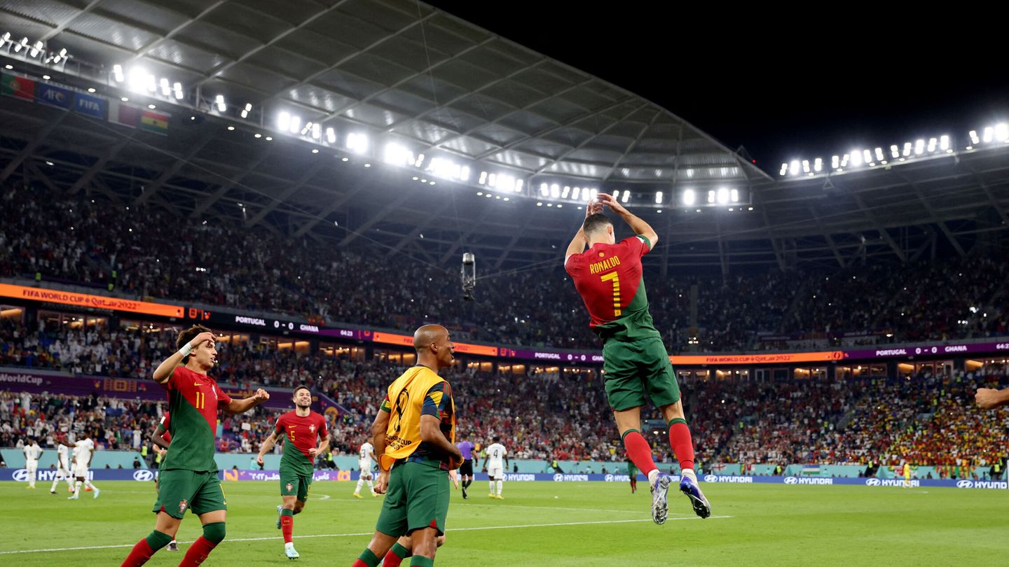 Cristiano celebra su gol. (Reuters/Albert Gea)