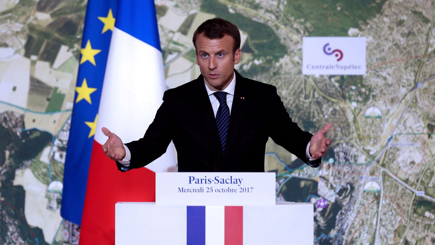 El presidente de Francia, Emmanuel Macron. (Reuters)