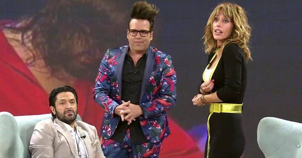 Foto: Rafael Amargo, Torito y Emma García, en 'Viva la vida'. (Telecinco).