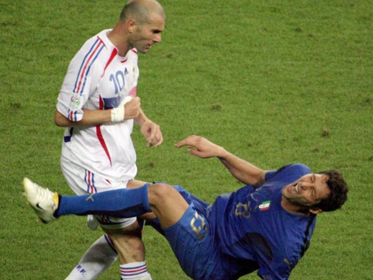 Foto: Imagen del cabezazo de Zidane a Materazzi en la final del Mundial de 2006 