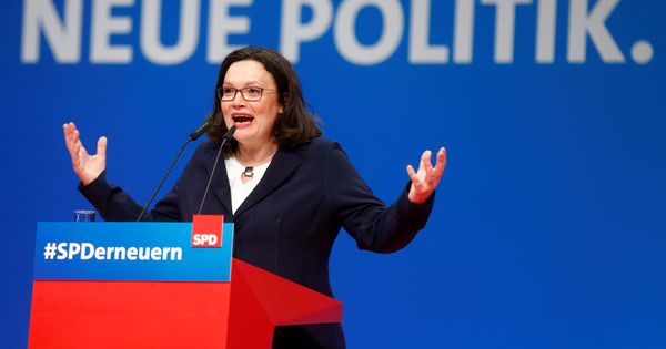 Foto: Andrea Nahles, nueva presidenta de los socialdemócratas alemanes. (Reuters)