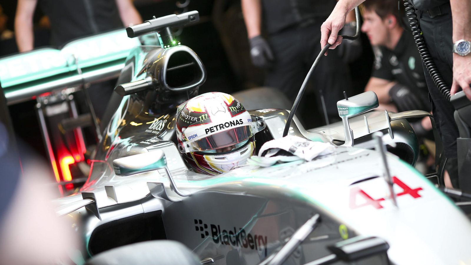 Foto: Lewis Hamilton y su Mercedes durante la pasada temporada.