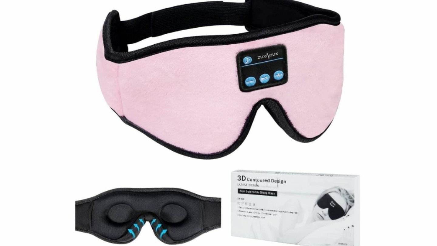 Auriculares para dormir, inalámbricos, diadema Bluetooth, cómoda máscara de  ojos para dormir, diadema deportiva, accesorios tecnológicos, regalos de