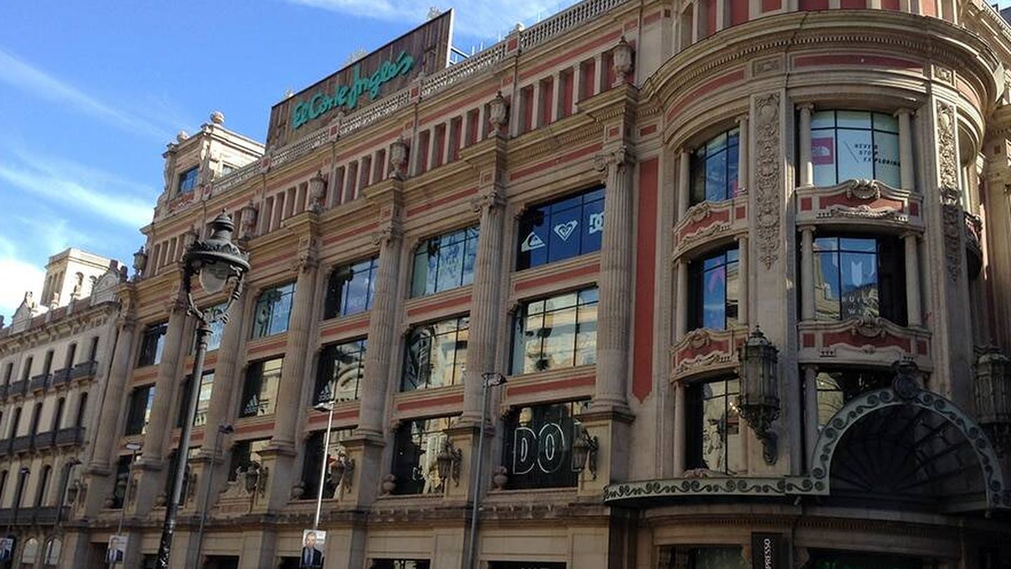 Centro comercial de El Corte Inglés en Portal de L'Àngel (Barcelona).
