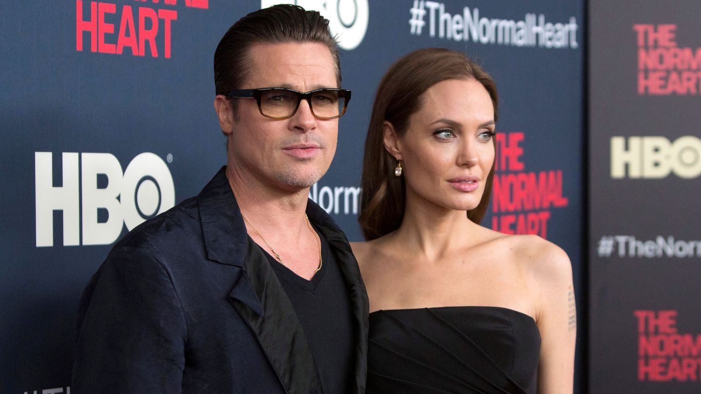 Brad Pitt y Angelina Jolie, en la premier de 'The Normal Heart'. (Reuters)