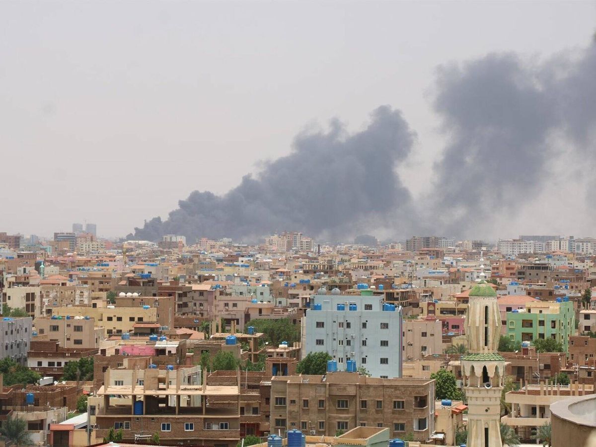Foto: Explosión en Jartum, Sudán. (Europa Press/Contacto/Wang Hao)