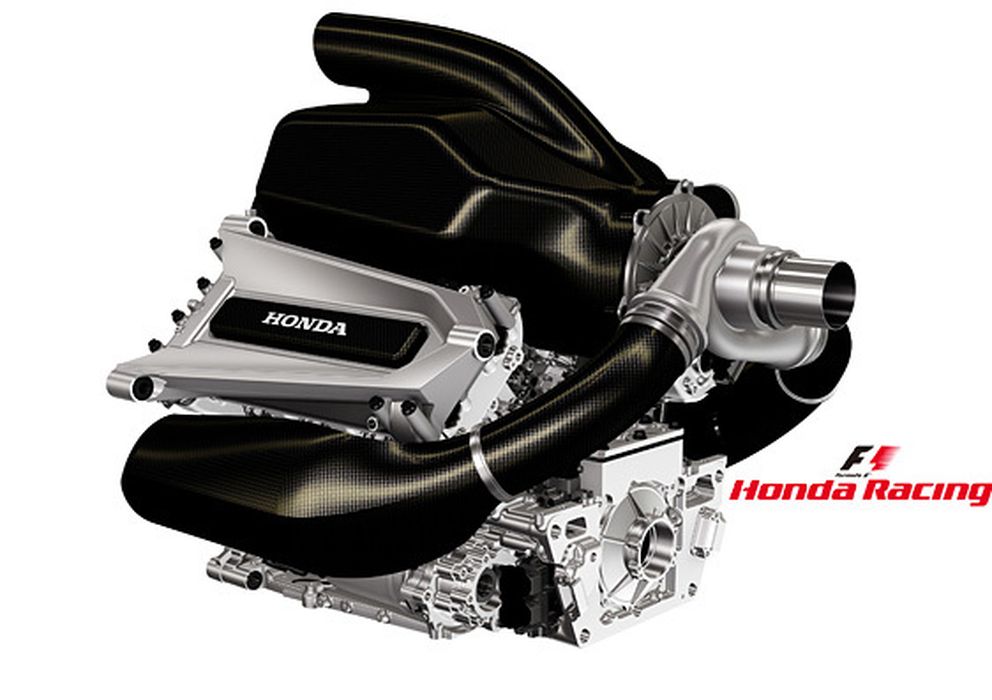 Foto: Aspecto del motor híbrido desvelado por Honda.