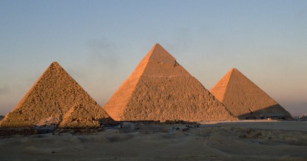 Foto: Imagen de las pirámides de Giza, en Egipto. (Corbis)