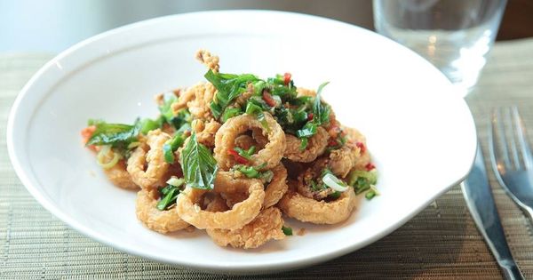 Foto: Un plato de calamares fritos.