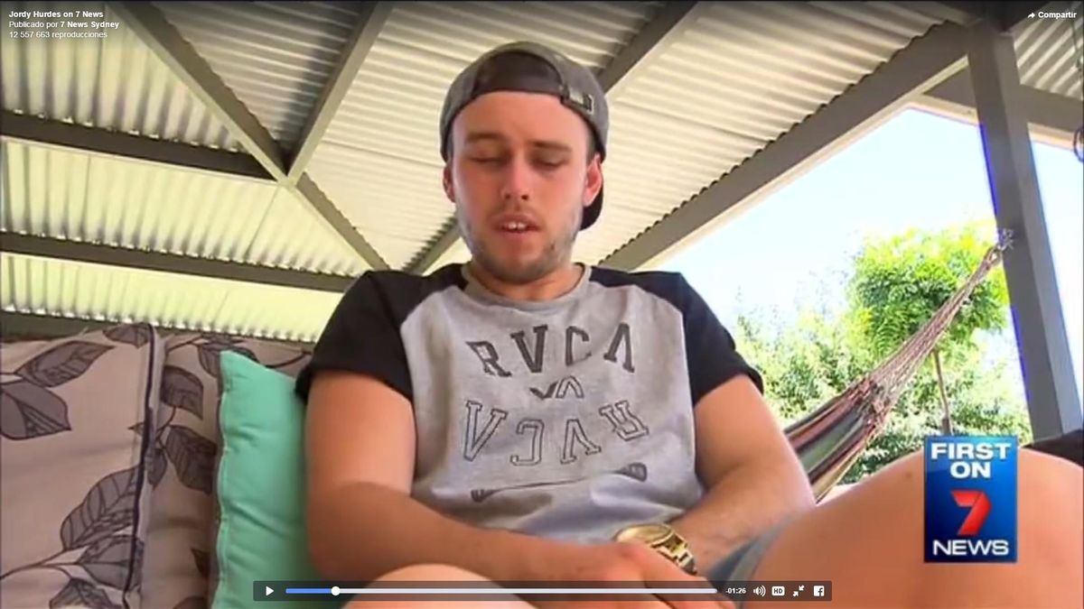 "Esto es lo que me ha hecho el éxtasis": el vídeo del australiano Jordy Hurdes