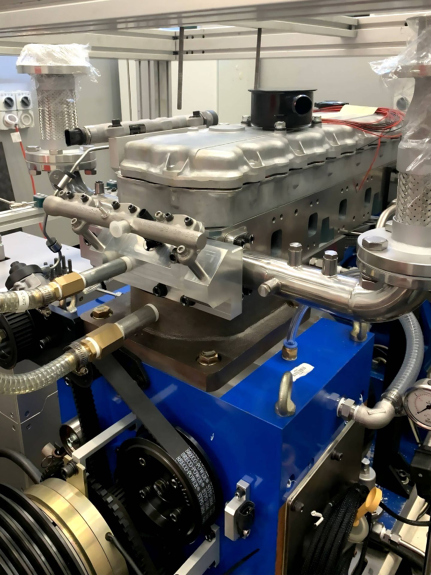 Un motor diesel modificado para funcionar con hidrógeno. (UNSW)
