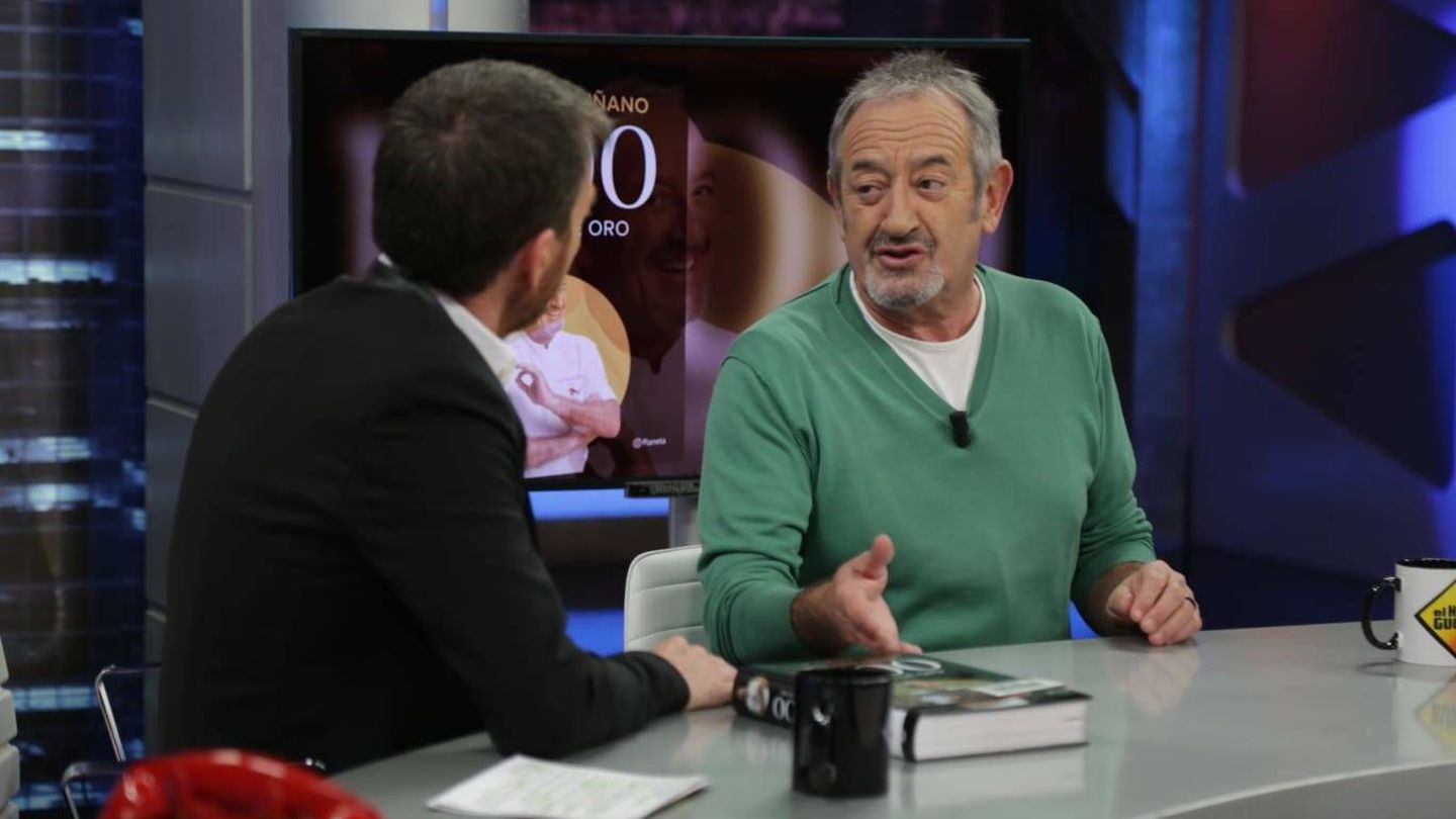 Karlos Arguiñano en su entrevista con Pablo Motos en 'El Hormiguero'. (Antena 3)