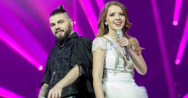 Foto: Alex Florea e Ilinca representan a Rumanía en el Festival de Eurovisión 2017. (TVR)