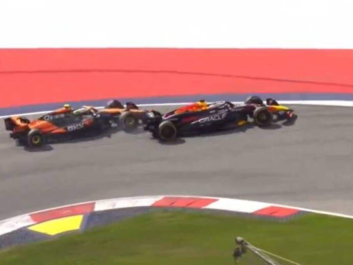 Foto: La sucia jugada de Verstappen contra Norris para arruinar su carrera en la Fórmula 1 (DAZN)
