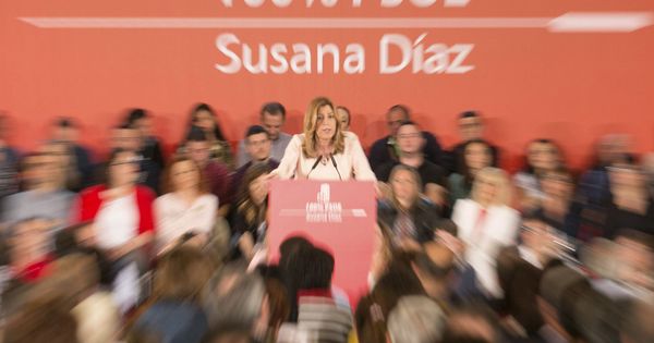 Foto: Susana Díaz, el pasado 7 de mayo en Zaragoza. (EFE)