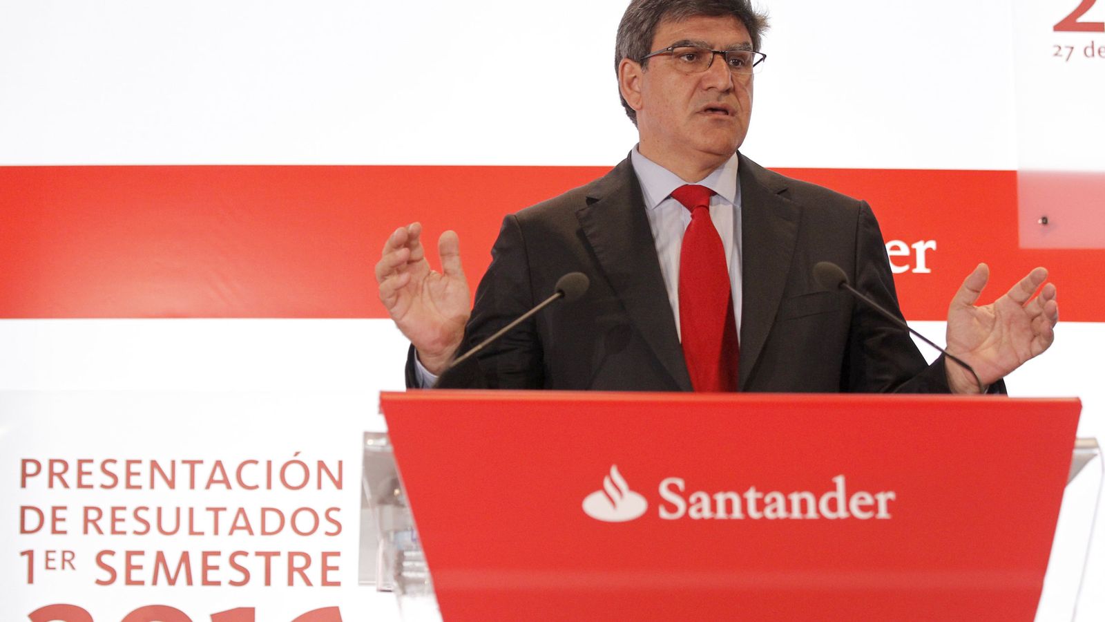 Foto: El consejero delegado del Banco Santander, José Antonio Álvarez. (EFE)