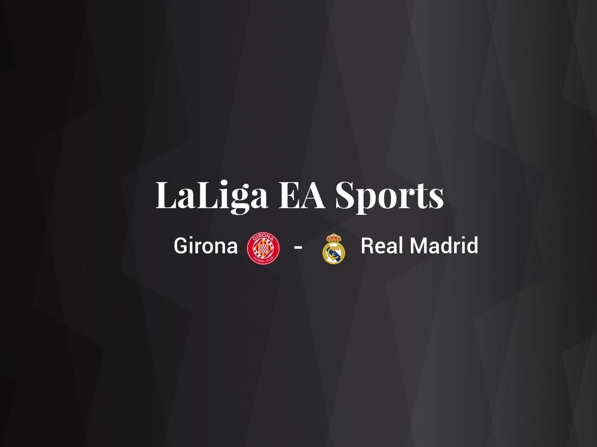 Foto: Resultados Girona - Real Madrid de LaLiga EA Sports (C.C./Diseño EC)