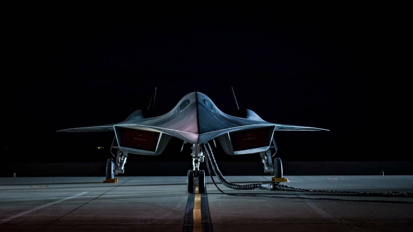 Darkstar, el avión hipersónico basado en el SR-72 diseñado por Lockheed Martin para la película Top Gun: Maverick. (Lockheed Martin)