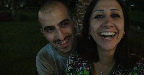 Foto: Bassel y Noura durante su romance