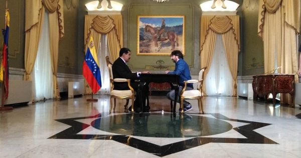 Foto: Imagen de la entrevista de Jordi Évole a Nicolás Maduro. (La Sexta)