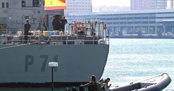Foto: El patrullero de la Armada Serviola. (EFE)