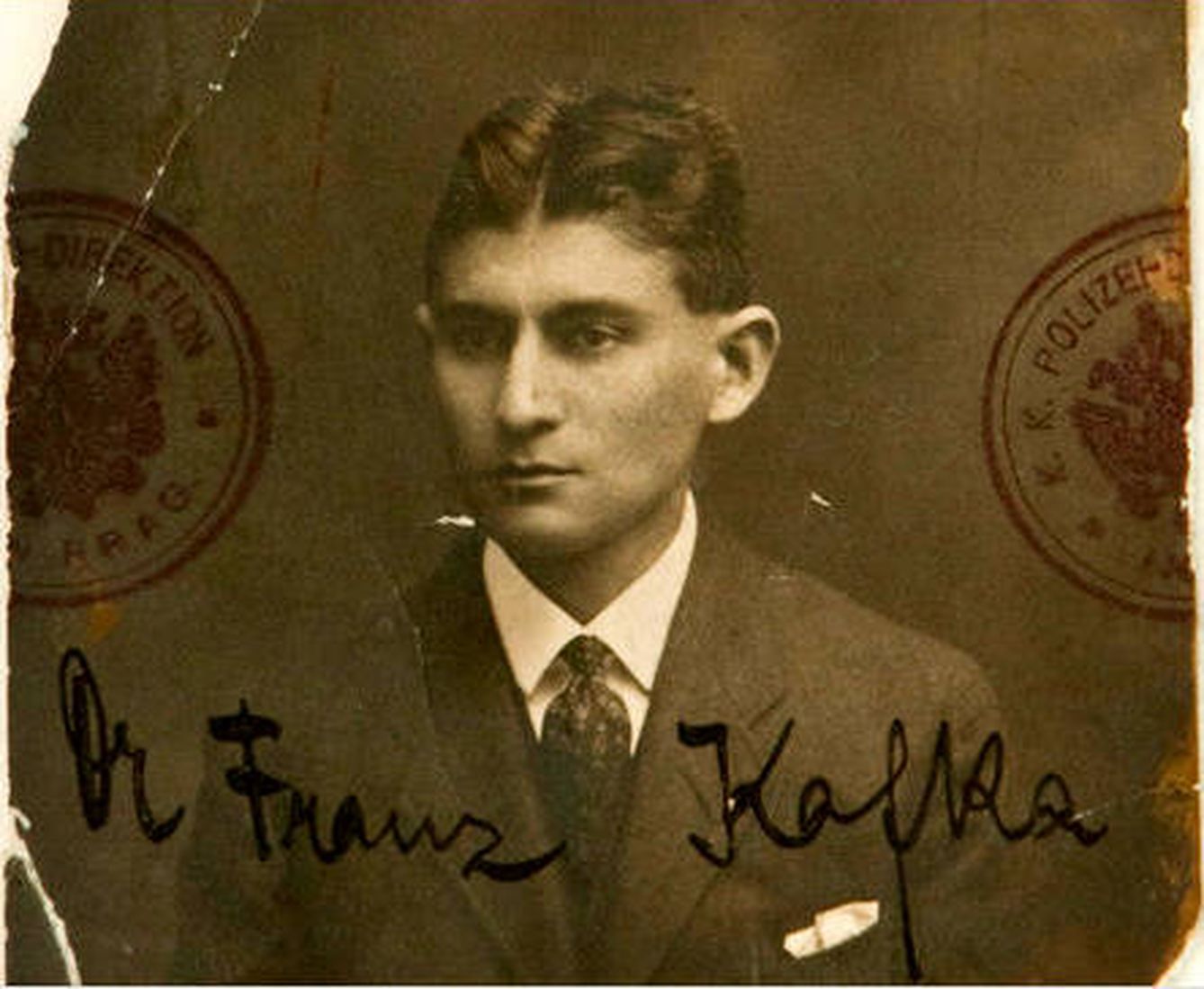 Fotografía de Franz Kafka. (Wikimedia Commons/Biblioteca Nacional de Israel)