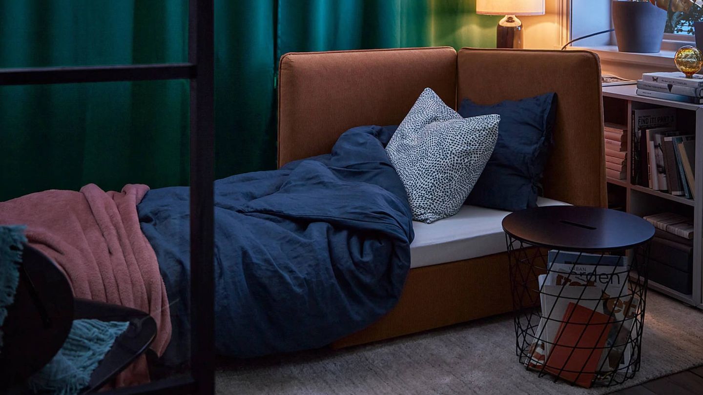 Sillón cama de Ikea. (Cortesía)