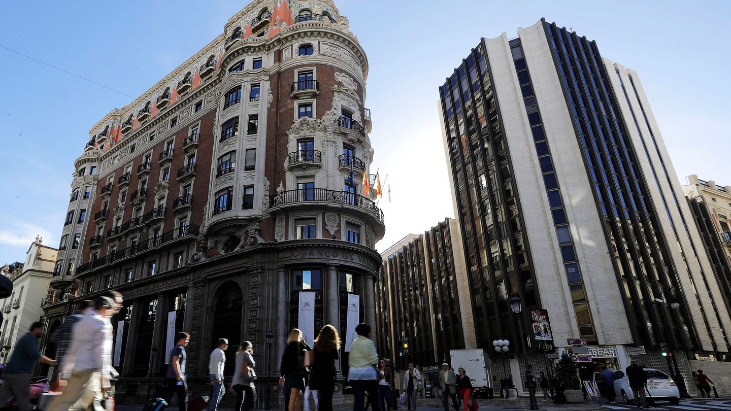 El edificio histórico del Banco de Valencia. (EFE)