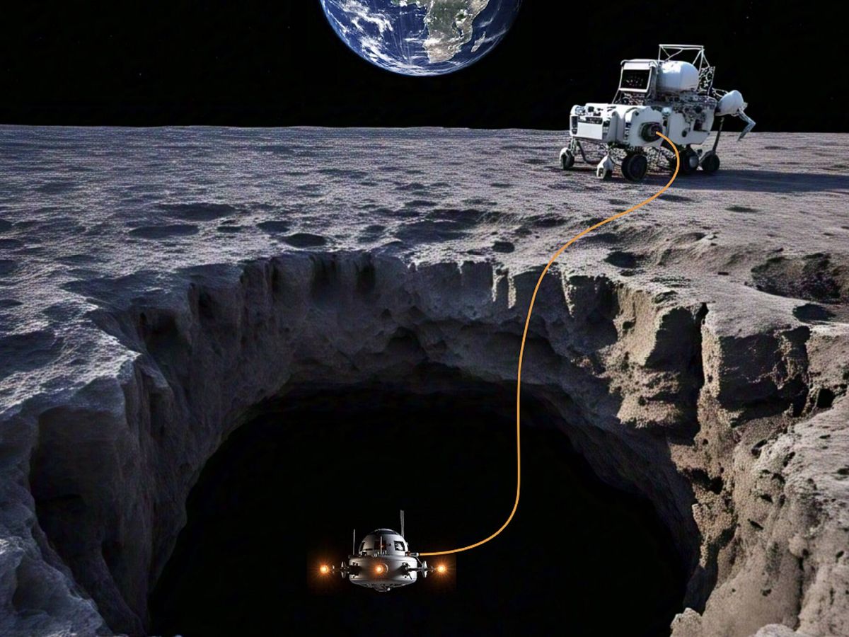 NASA investe em robô para explorar tubos de lava no subsolo da Lua