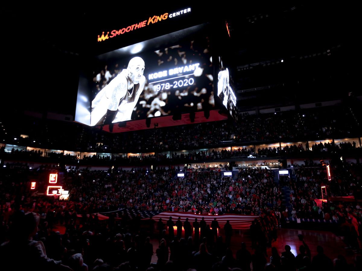 Foto: Los homenajes a la figura de Kobe Bryant se sucedieron en los partidos de la NBA (Derick E. Hingle-USA TODAY Sports)