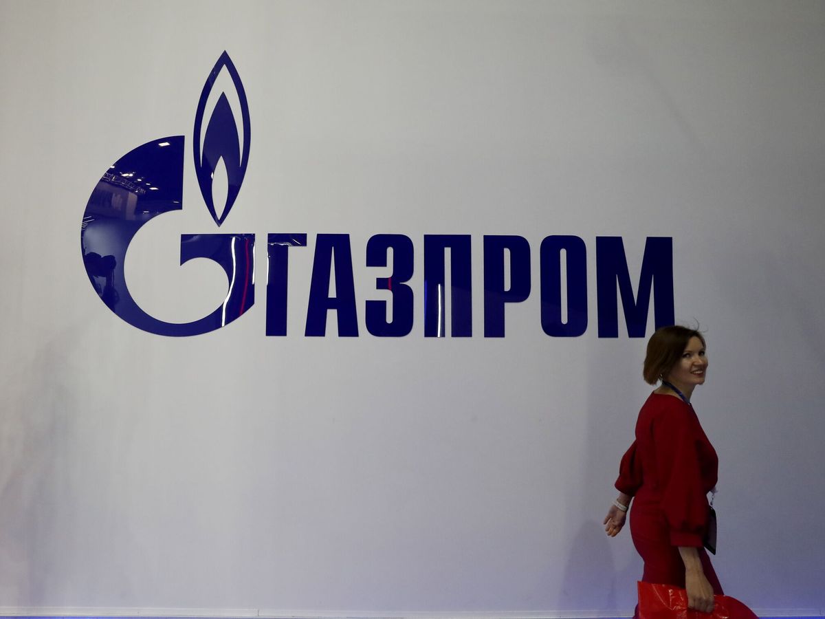 Foto: El logotipo de Gazprom en una imagen de archivo. (EFE EPA/Anatoly Maltsev)