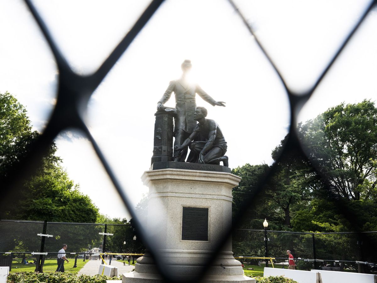 Foto: Estatua de Lincon situada en el Lincoln Park en Washington. (EFE)