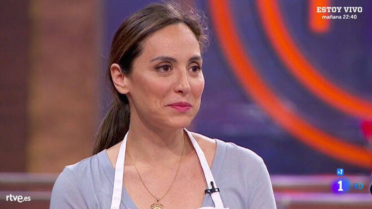 Tamara Falcó, en 'MasterChef Celebrity'. (TVE)