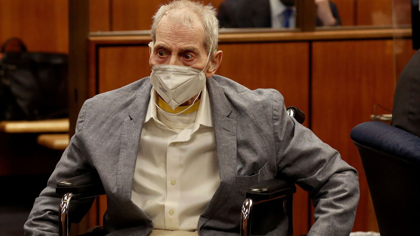 Robert Durst, en la etapa final de su juicio por el asesinato de Susan Berman, en septiembre de 2021. (Reuters)