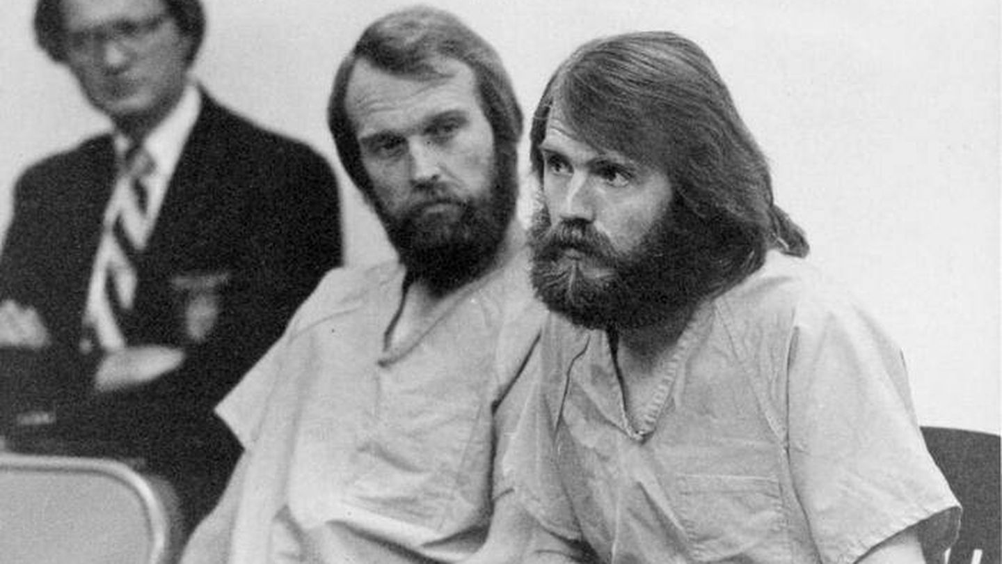 Los hermanos Ron y Dan Lafferty, durante el juicio.