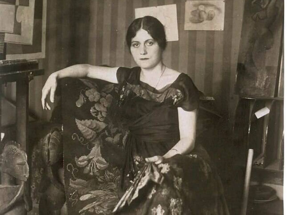 Foto: Olga Jojlova, en el estudio de Picasso. (Archivo)