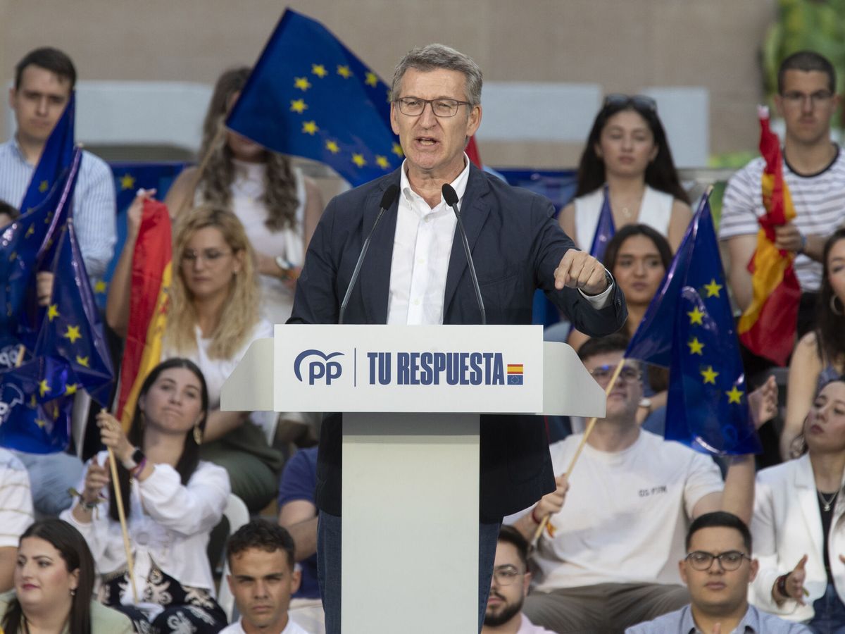 Foto: Campaña electoral del PP para las elecciones europeas (EFE/Marcial Guillén)