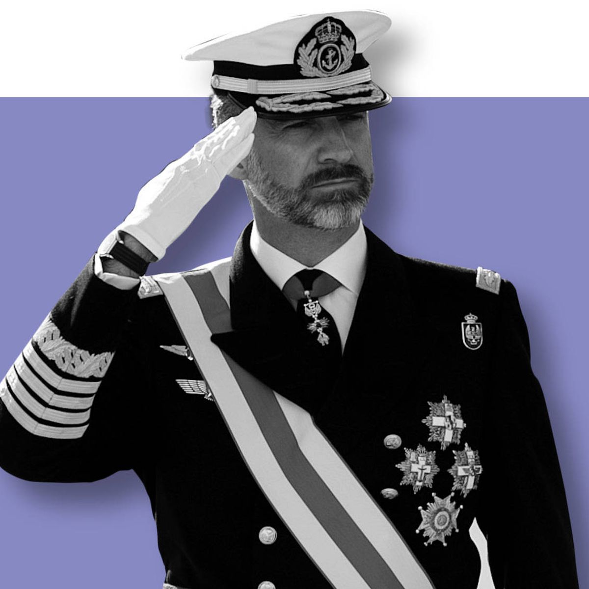 Recuento Triplicar hogar Felipe VI de uniforme: el estilo más regio del monarca