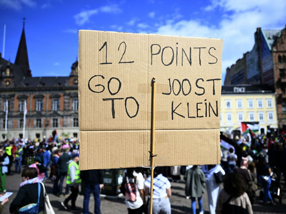 Foto: Protesta en defensa de Palestina en Malmö (EFE/Johan Nilsson)