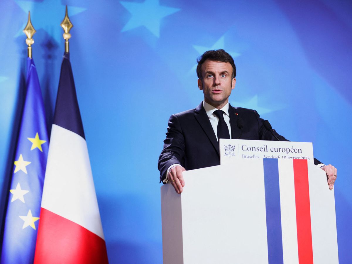 Foto: El presidente de Francia, Emmanuel Macron. (Reuters/Johanna Geron)