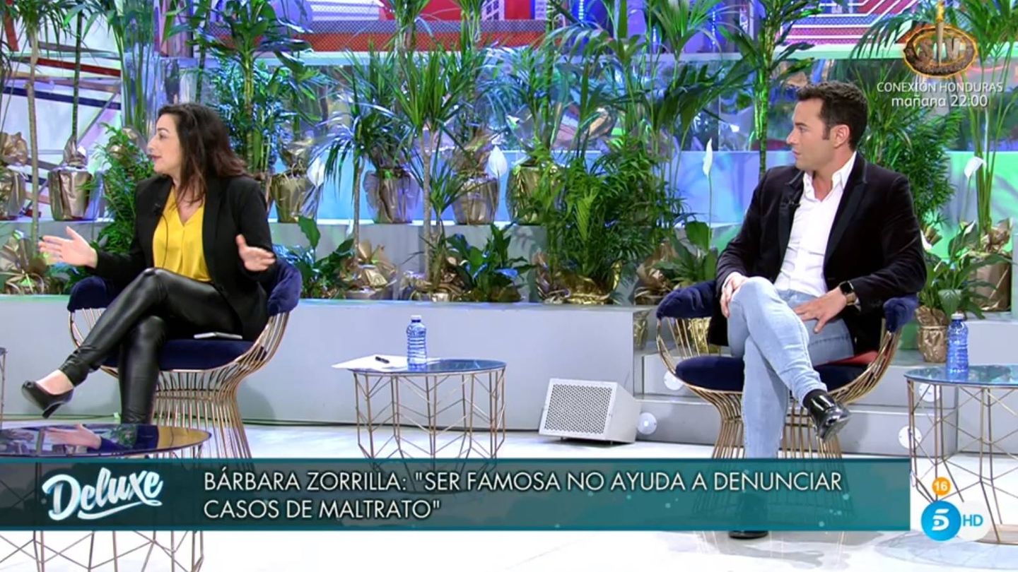 Zorrilla y Rossi, en 'Sábado Deluxe'. (Telecinco).