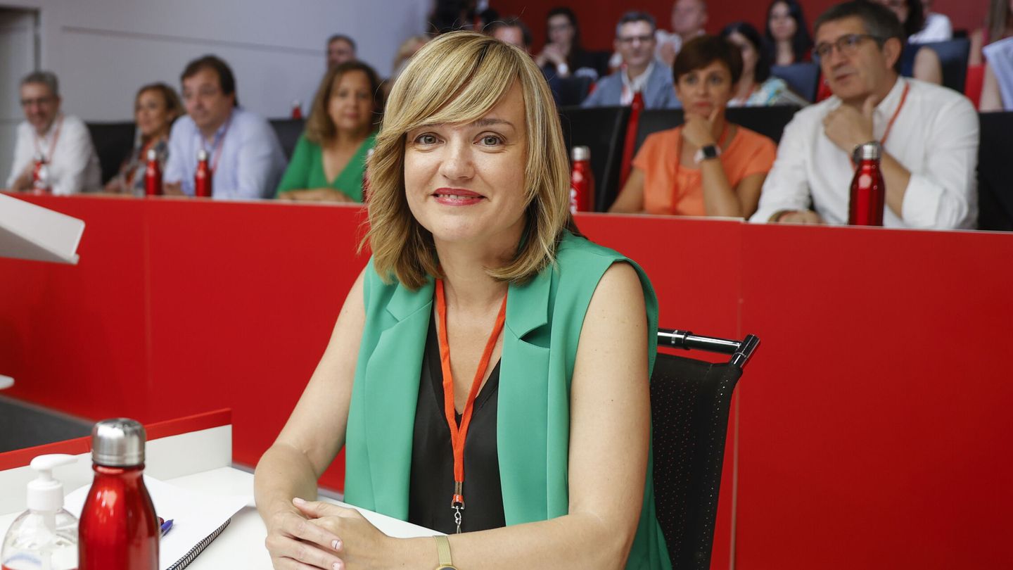 La ministra de Educación y nueva portavoz de la Ejecutiva, Pilar Alegría. (EFE/Mariscal)
