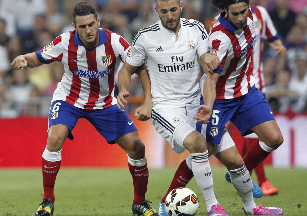 Foto: Real Madrid y Atlético, en el partido de Liga disputado hasta ahora en la presente campaña.