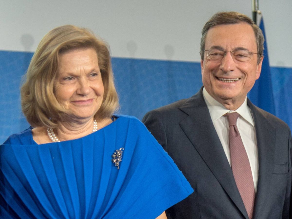 Foto: Serena Capello y Mario Draghi, en una imagen de archivo. (Getty/Antonio Massielo)