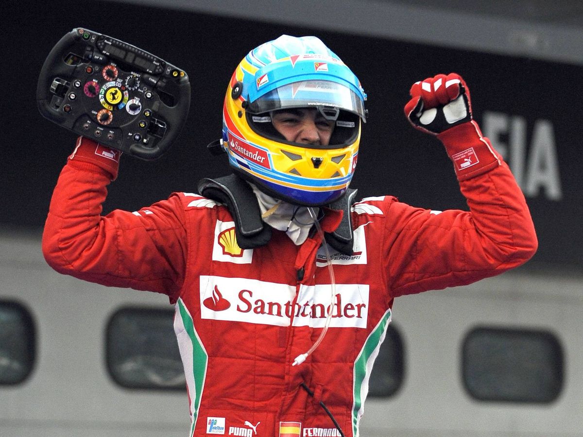 Foto: Fernando Alonso obtuvo una de sus mejores victorias en el Gran Premio de Malasia de 2012. (Ferrari)